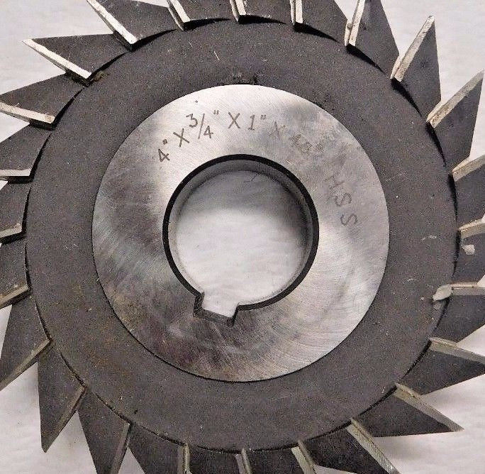 4 x 3/4" 45° High Speed Steel Single-Angle Cutter  328-1433