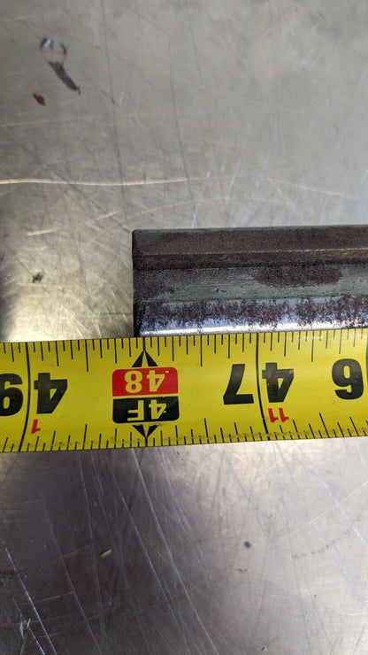 Round Linear Shafting 2.19" Dia 48" OAL Steel 1/2" Key 2.19K1045ST-3