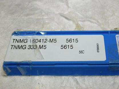Valenite TNMG160412-M5 TNMG333-M5 5615 Carbide Inserts Qty. 10