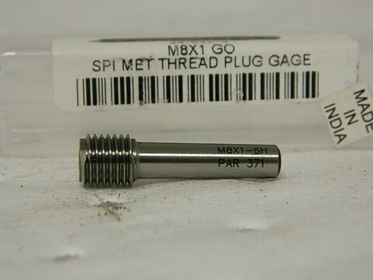 SPI Single End Plug Thread Go Gage M8x1 Class 6H 34-545-4