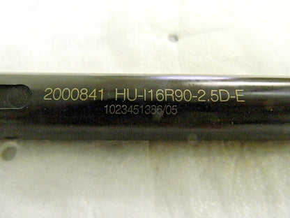 Hertel Indexable Grooving Toolholder 3/4" Shank HU-I16R90-2.5D-E 2000841