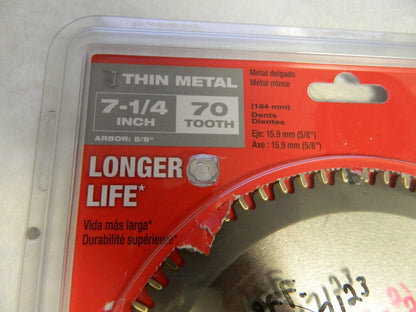 Milwaukee 7-1/4  BladeTool Wet &amp; Dry-Cut Saw Blade 48-40-4240