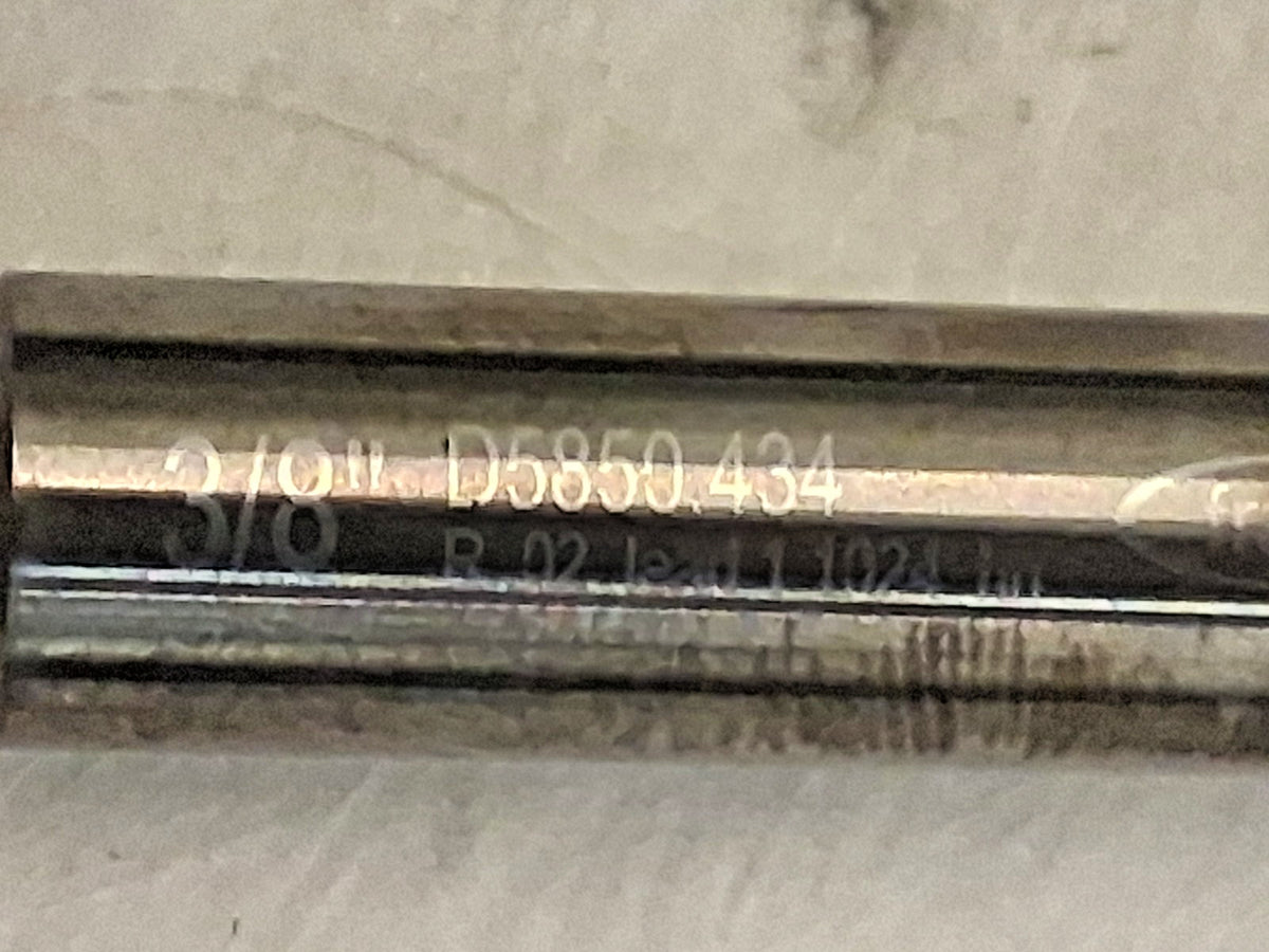 Fraisa Carbide Corner Radius End Mill 3/8" Diam 6 Fl D5850434