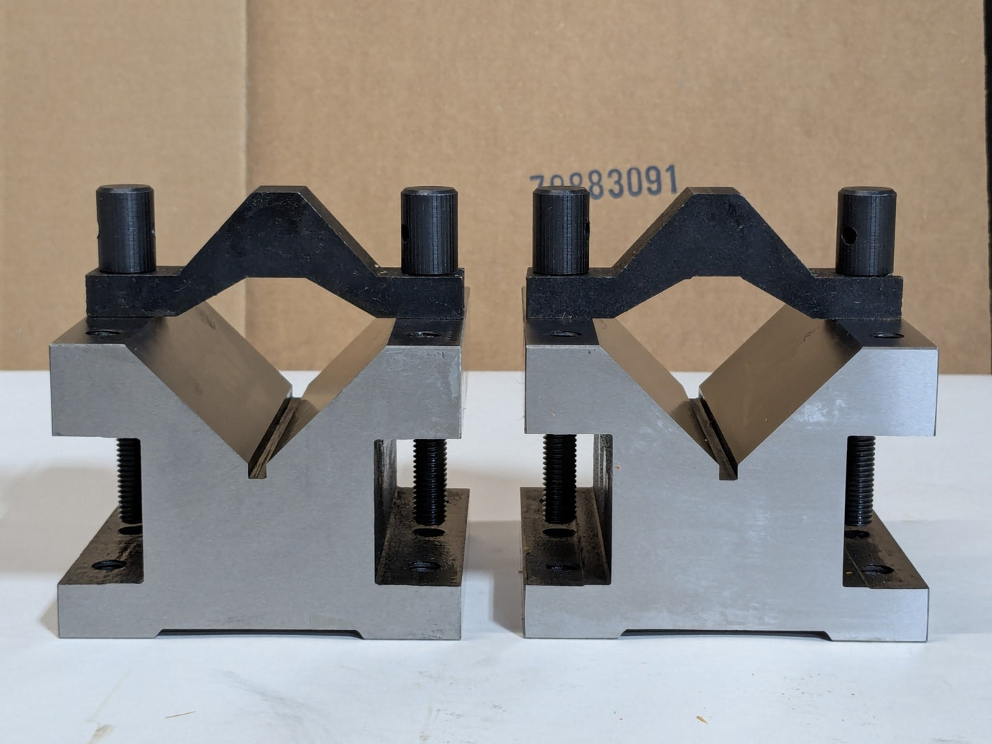 Precision V-Block and Clamp Set 2-9/16" Max. Capacity 90 Degree Angle 420-5440