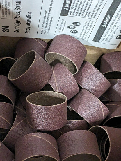 3M Spiral Band: Aluminum Oxide, 60 Grit, Medium Grade Qty 100 7010360574