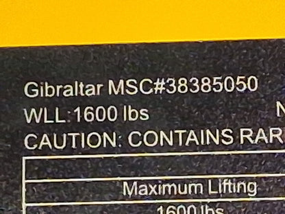 Gibraltar Magnetic Lifter 1,600 lb Capacity 38385050