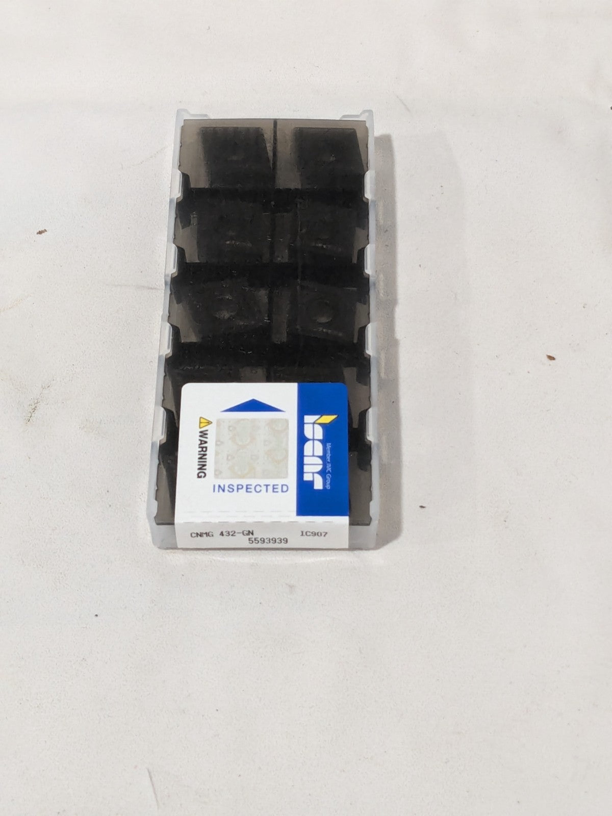 Iscar Turning Insert: CNMG 432-GN IC907, Carbide Qty 10 5593939