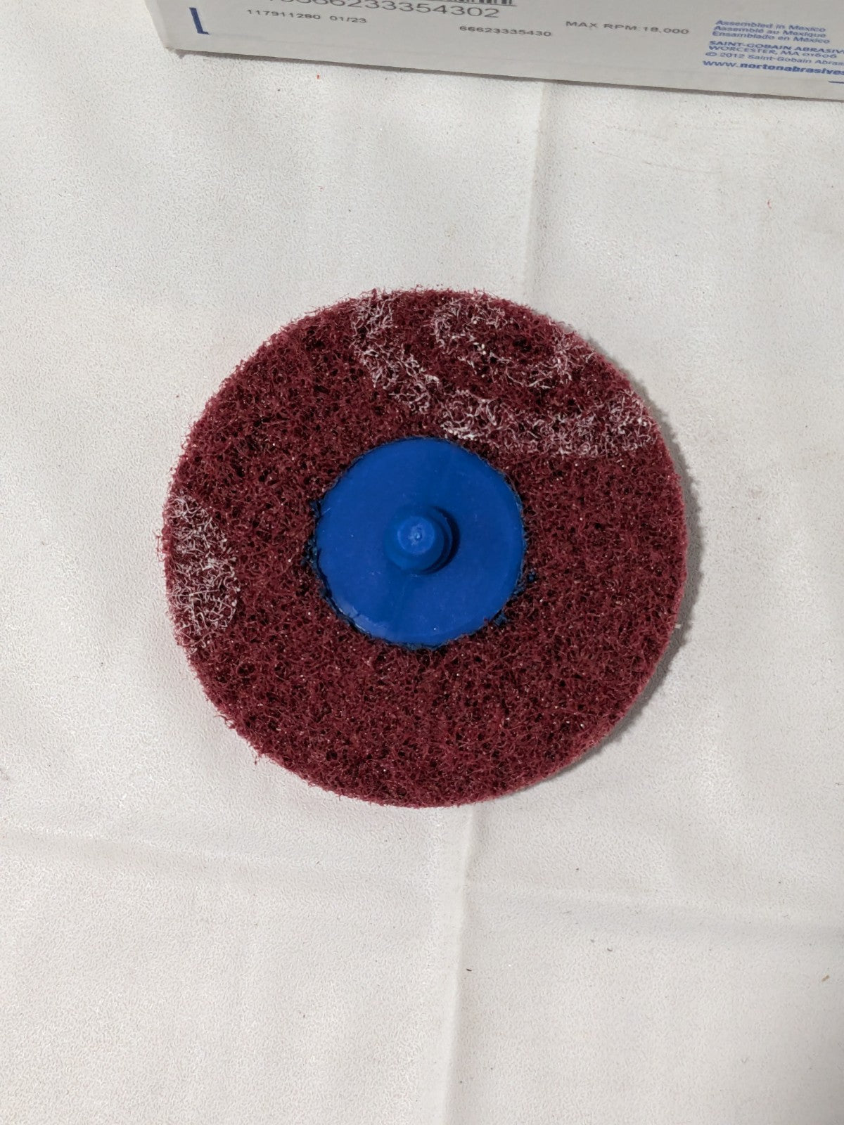 Norton Quick-Change Disc: Type R, 3" Dia, Aluminum Oxide Box of 25 66623335430