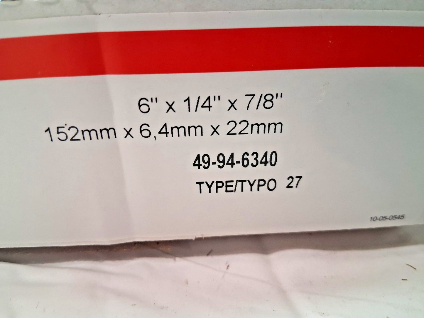 Depressed-Center Aluminum Oxide Wheel Type 27 QTY9 49-94-6340