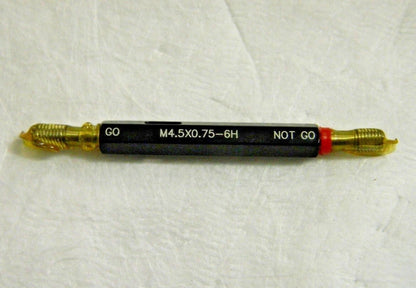 SPI Double End Plug Thread Go/No Go Gage M4.5x0.75 6H 34-619-7