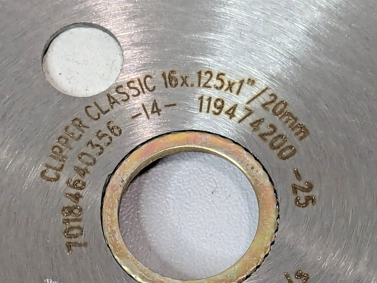 Norton Clipper Classic Segmented Blade 16" x .125" x 1"/20 mm 70184640356