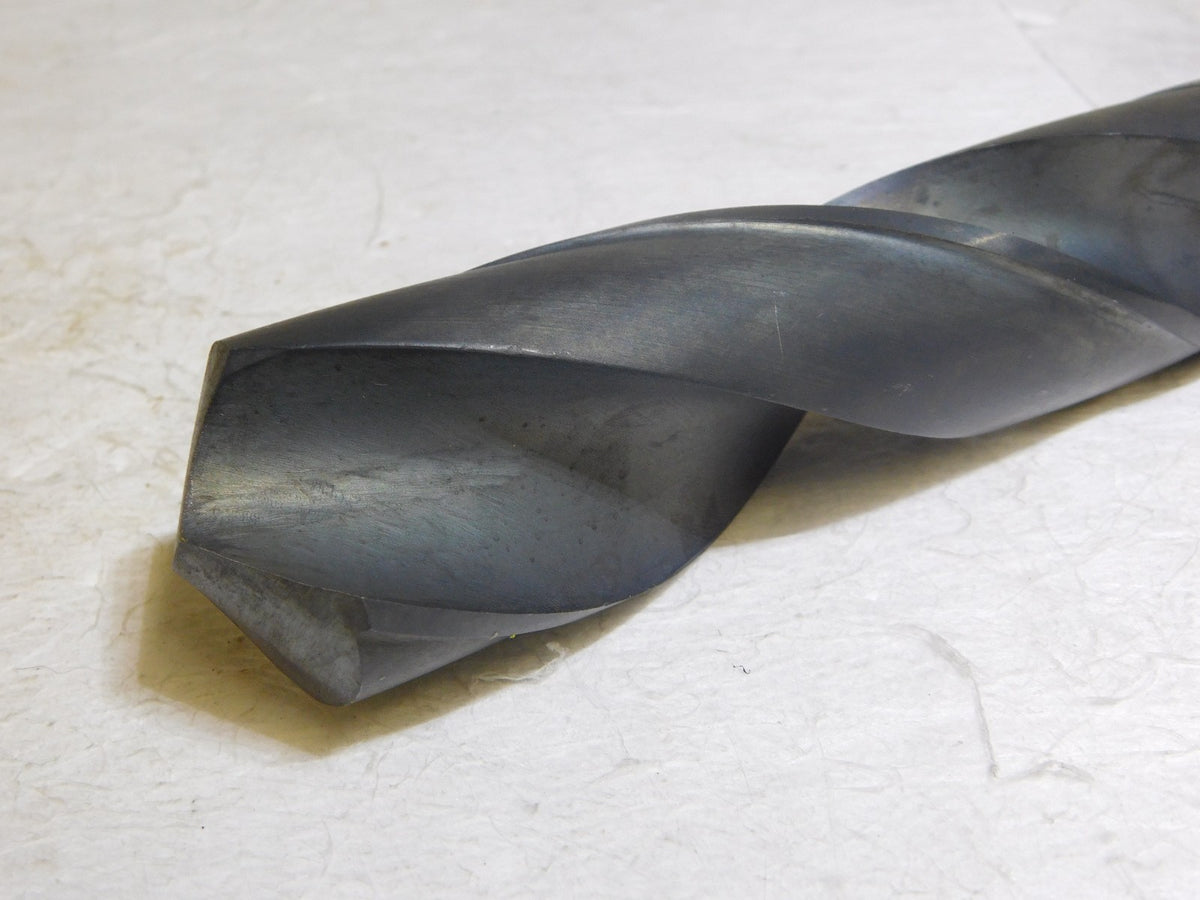 Interstate HSS 5MT Taper Shank Drill Bit 1-25/32 118º Pt 17-1/8 OAL 01551506