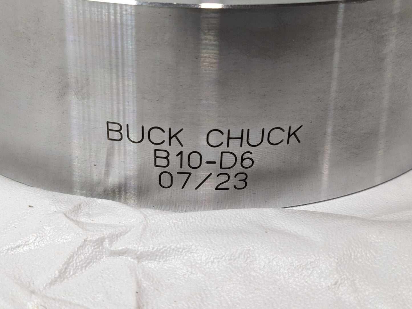 Buck Chuck Adapter Back Plate for 10" Dia Self Centering Lathe Chuck D1-6 B10-D6