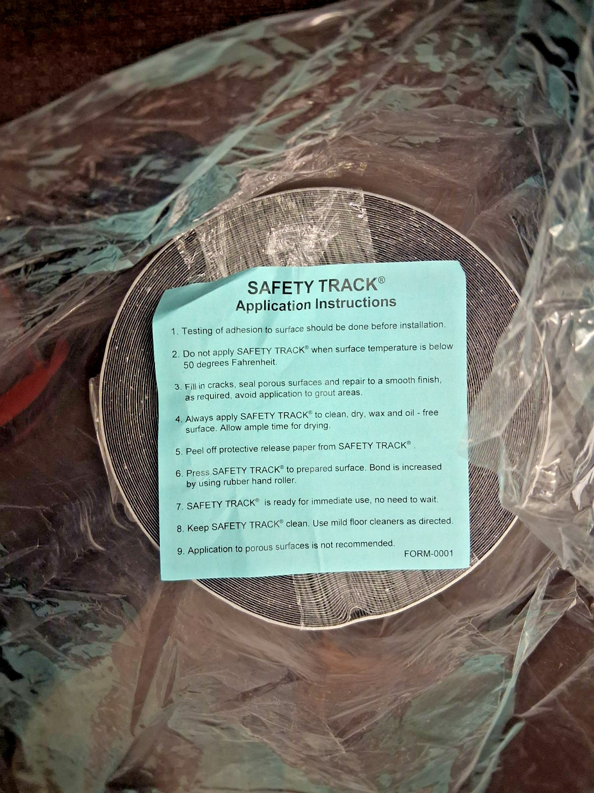 Accuformnmc Anti Slip Vinyl Light Duty Tape 12pk 1" Wide AST160B