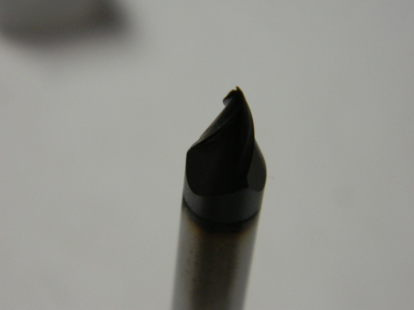 Harvey 20° per Side 0.045 Small End Diam 1/4 LOC 3-Fl Tapered Ball End Mill