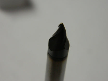 Harvey 20° per Side 0.045 Small End Diam 1/4 LOC 3-Fl Tapered Ball End Mill