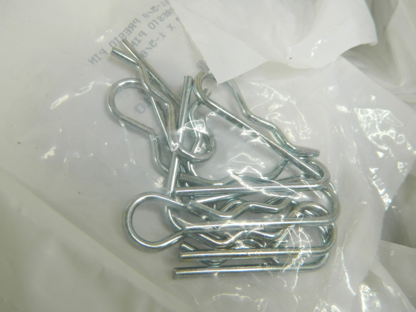 Hair Pin Cotter 1/4-1/2 Shaft Diam, 1-5/8 L, 0.093 Wire Diam Qty 1000 KP1872