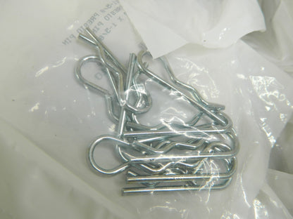 Hair Pin Cotter 1/4-1/2 Shaft Diam, 1-5/8 L, 0.093 Wire Diam Qty 1000 KP1872