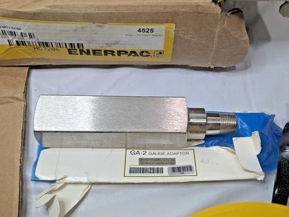Enerpac 50 Ton Hydraulic Cylinder & Hand Pump Set 2.38 in Stroke SCL502H