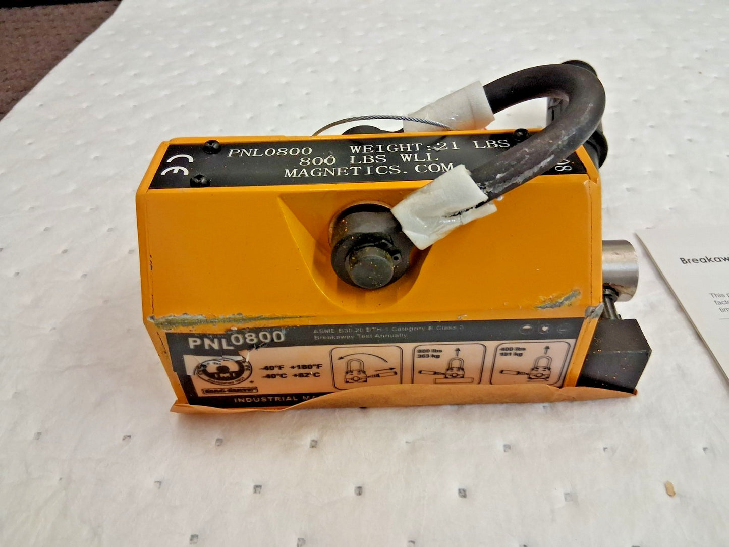 Mag-Mate Lift Magnet 800lb Capacity PNL0800