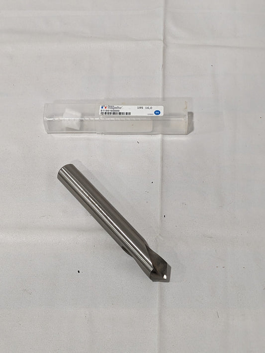 MAGAFOR Spotting Drill: 16 mm Dia, 90 ° Point, 4-17/32" OAL 81195160000