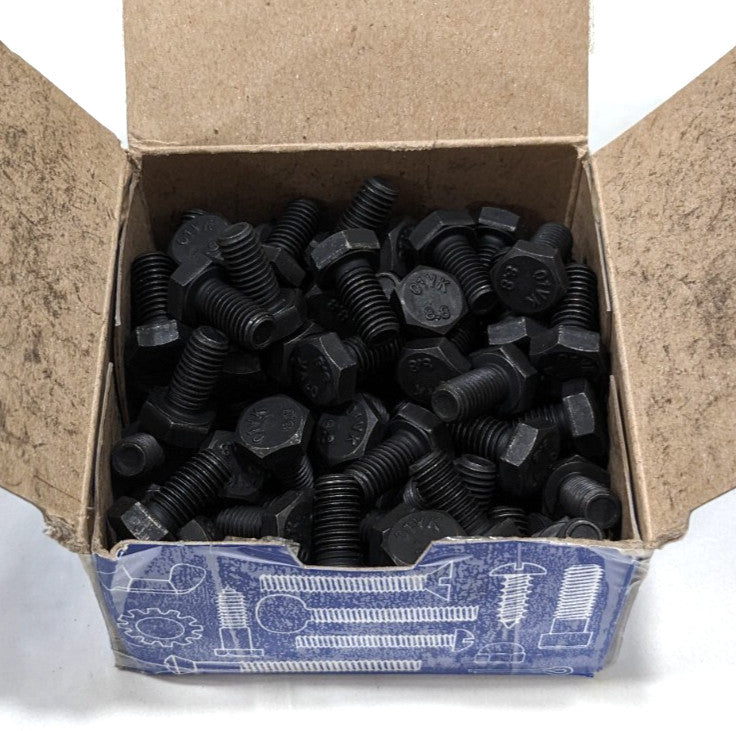 Hex Head Cap Screw Din 933 M8 x 1.25 x 16.00mm Grade 8.8  100pc Box  933-8X16