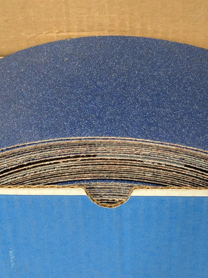 (10) Norton Abrasive Belt: 4" Wide, 132" OAL, Zirconia Alumina 80G 78072750279