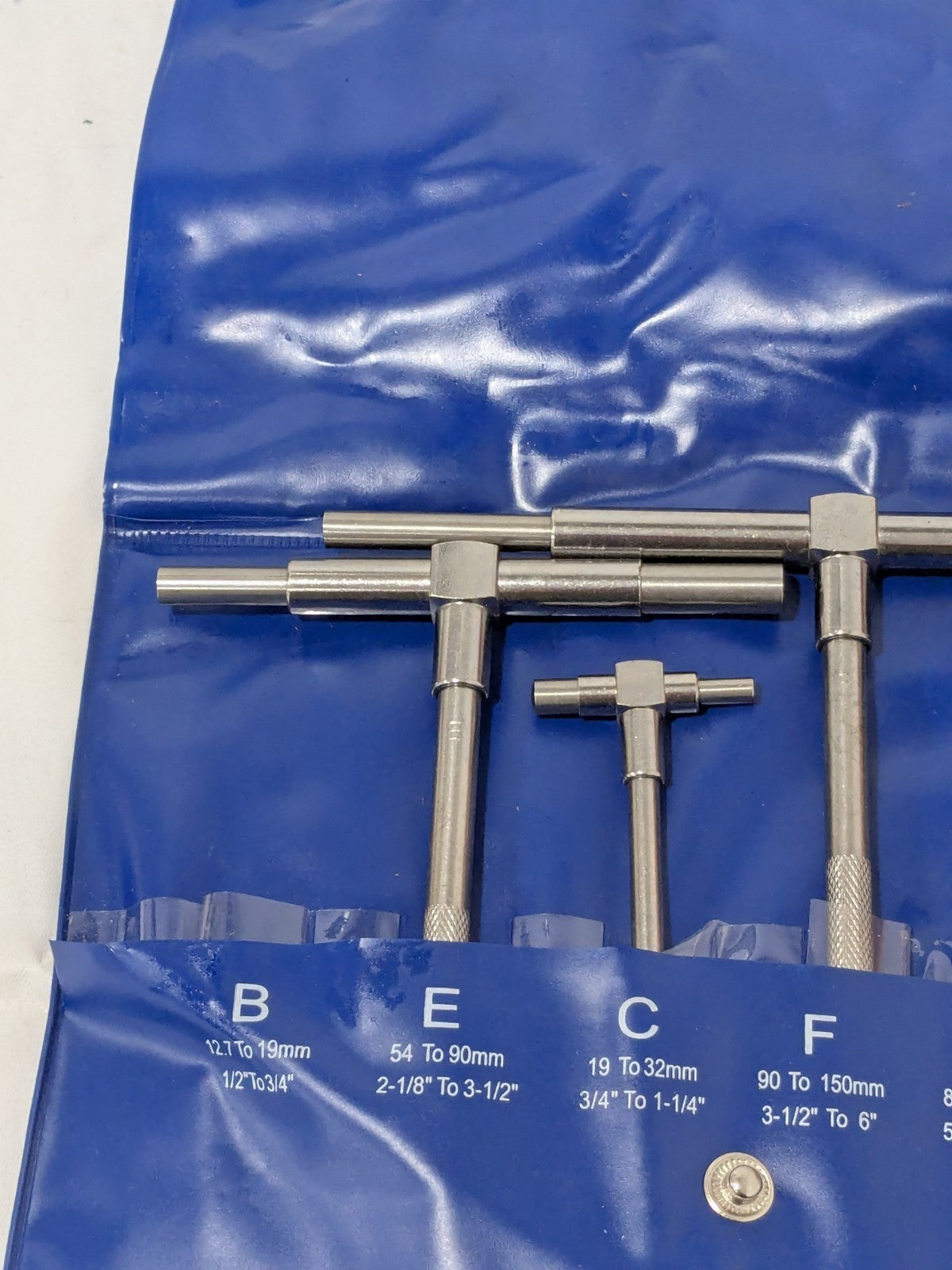 Telescoping Gage Set: 5/16 to 6″, 4 Pc 615-6610 INCOMPLETE