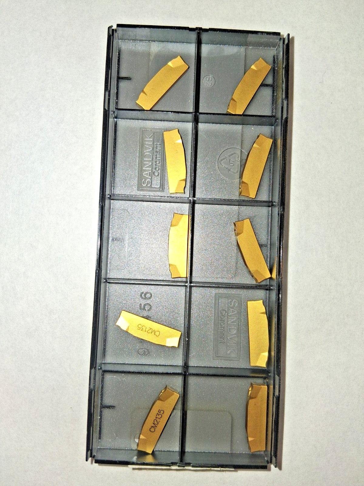 Sandvik Carbide Cutoff Inserts N123G203000002-CM 2135 3.00 mm 10 PC 5736029
