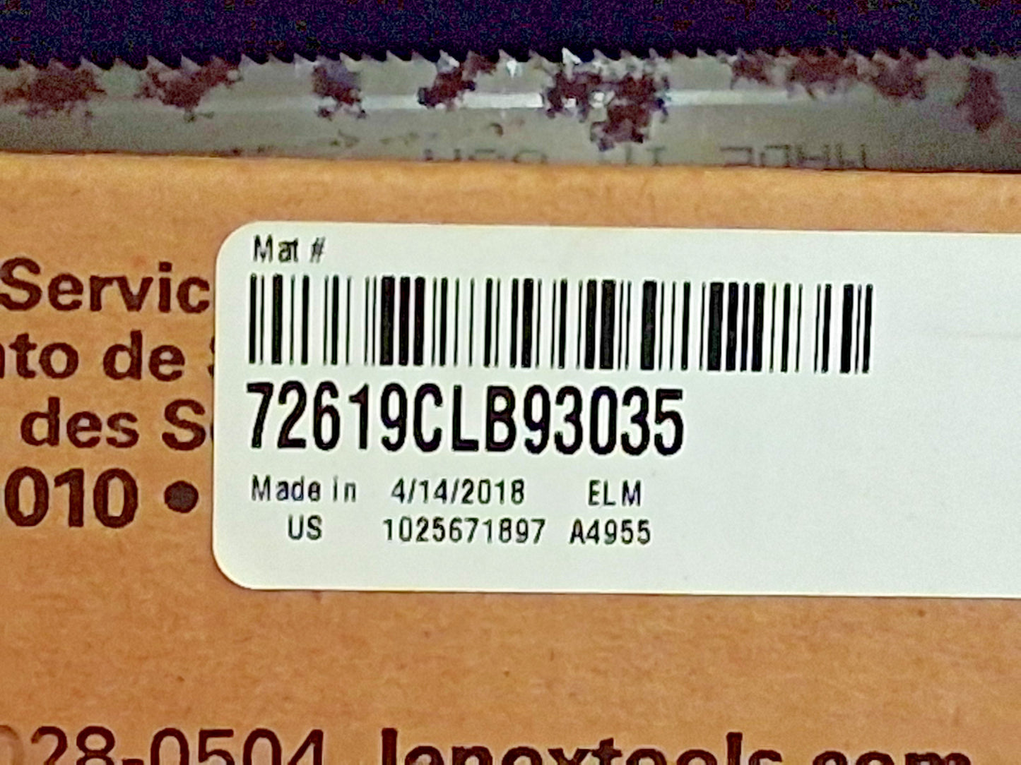 Lenox Welded Bandsaw Blades 9ft 11-1/2 L x 1" W x 8-12 TPI 72619CLB93035