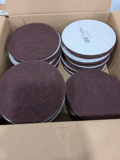 3M Hook &amp; Loop Disc: 5" Dia, Non-Woven, Aluminum Oxide Box of 35 710013