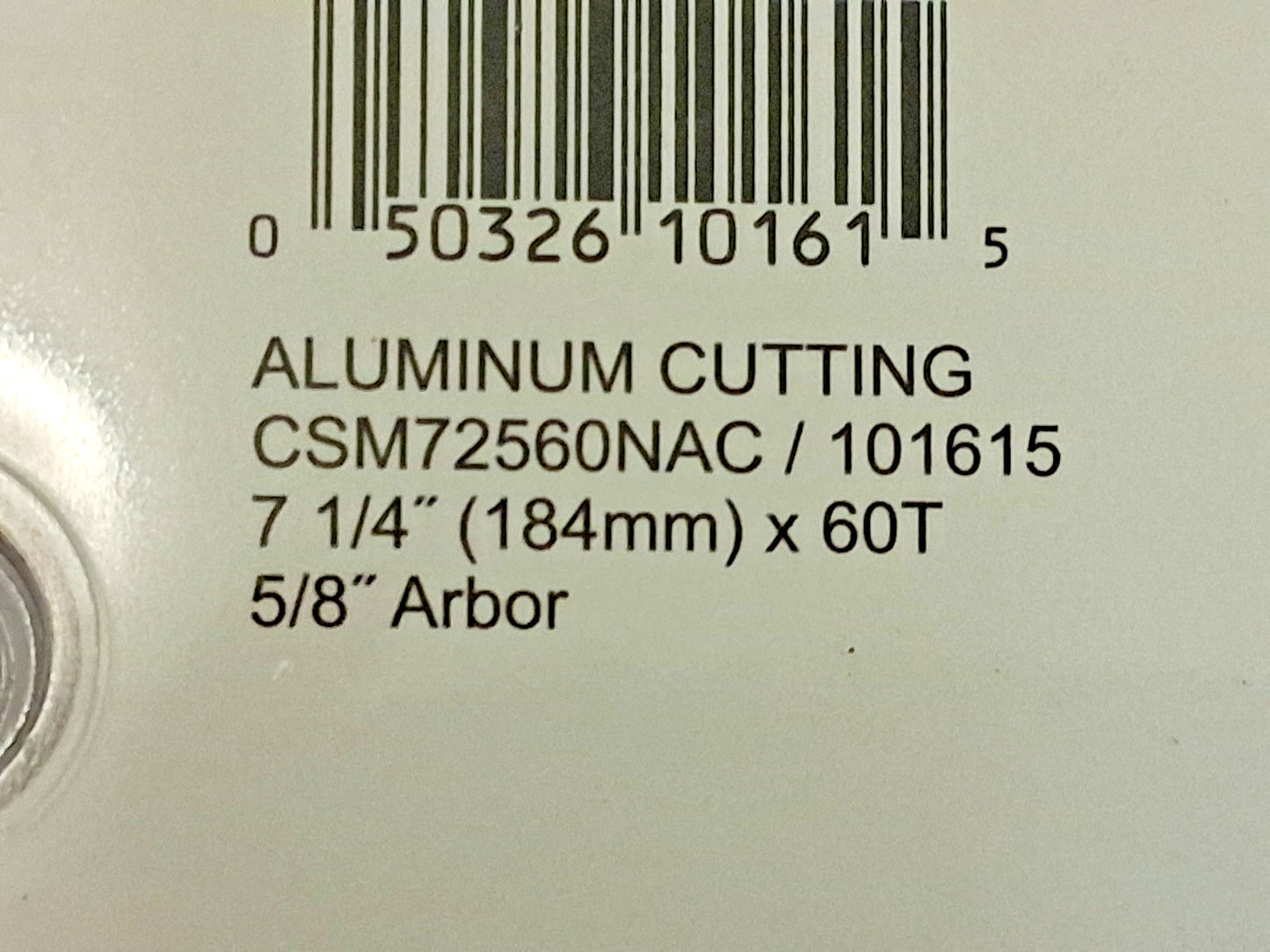 M.K. MORSE Wet & Dry Cut Saw Blade 7-1/4" Dia 761923