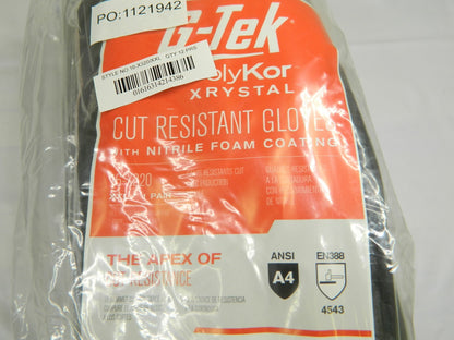 PIP G-Tek PolyKor Xrystal Seamless Knit PolyKo Seamless Glove Qty 12 16-X320/XXL