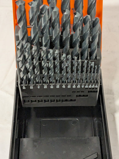 HERTEL Drill Bit Set: Jobber Length Drill Bits, 28 Pc, 118 ° 02500106 INCOMPLETE