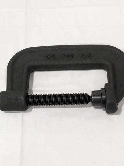 WILTON Heavy Duty C-Clamp: 4" Max Opening, 2-1/4" Throat Depth 14142