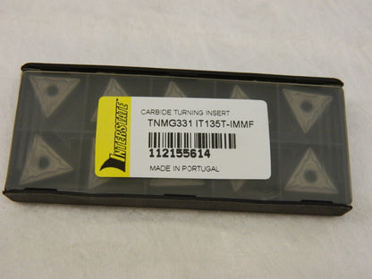 Interstate Carbide Turning Insert TNMG331 IMMF Grade IT135T Pack of 10 112155614