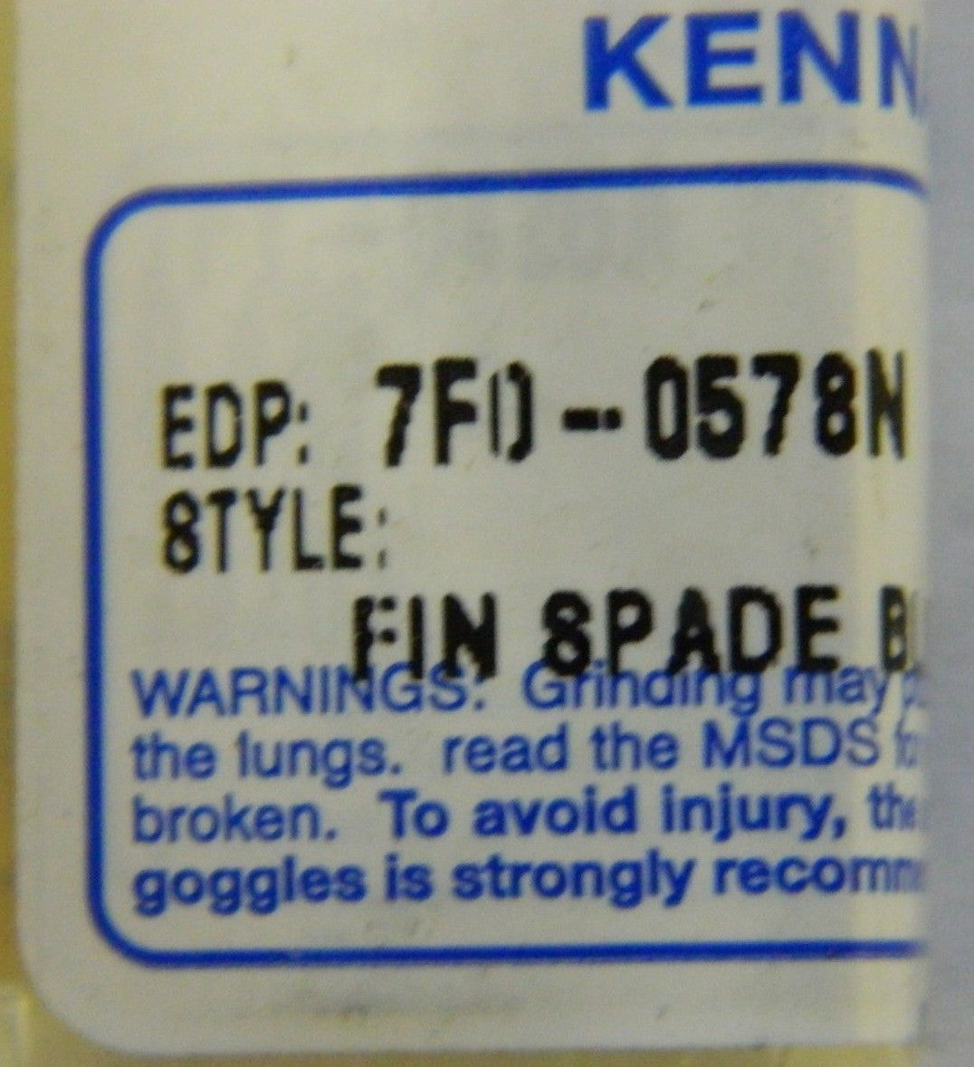 Metcut TiCN FiN Spade Blade Qty. 4 #7F0-0578N