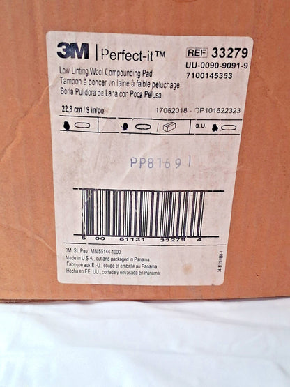 3M Wool Perfect-It Low Linting Compounding Pad 9' 33279