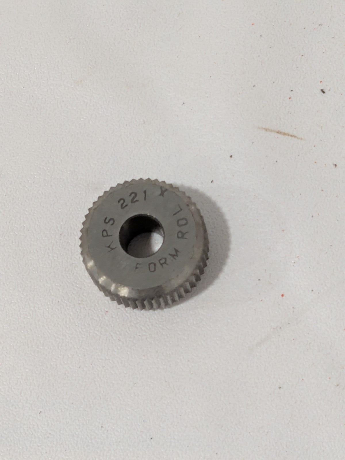 Beveled Face Knurl Wheel: 3/4″ 90 ° Tooth Angle 21 TPI, Straight, Cobalt KS KPX2