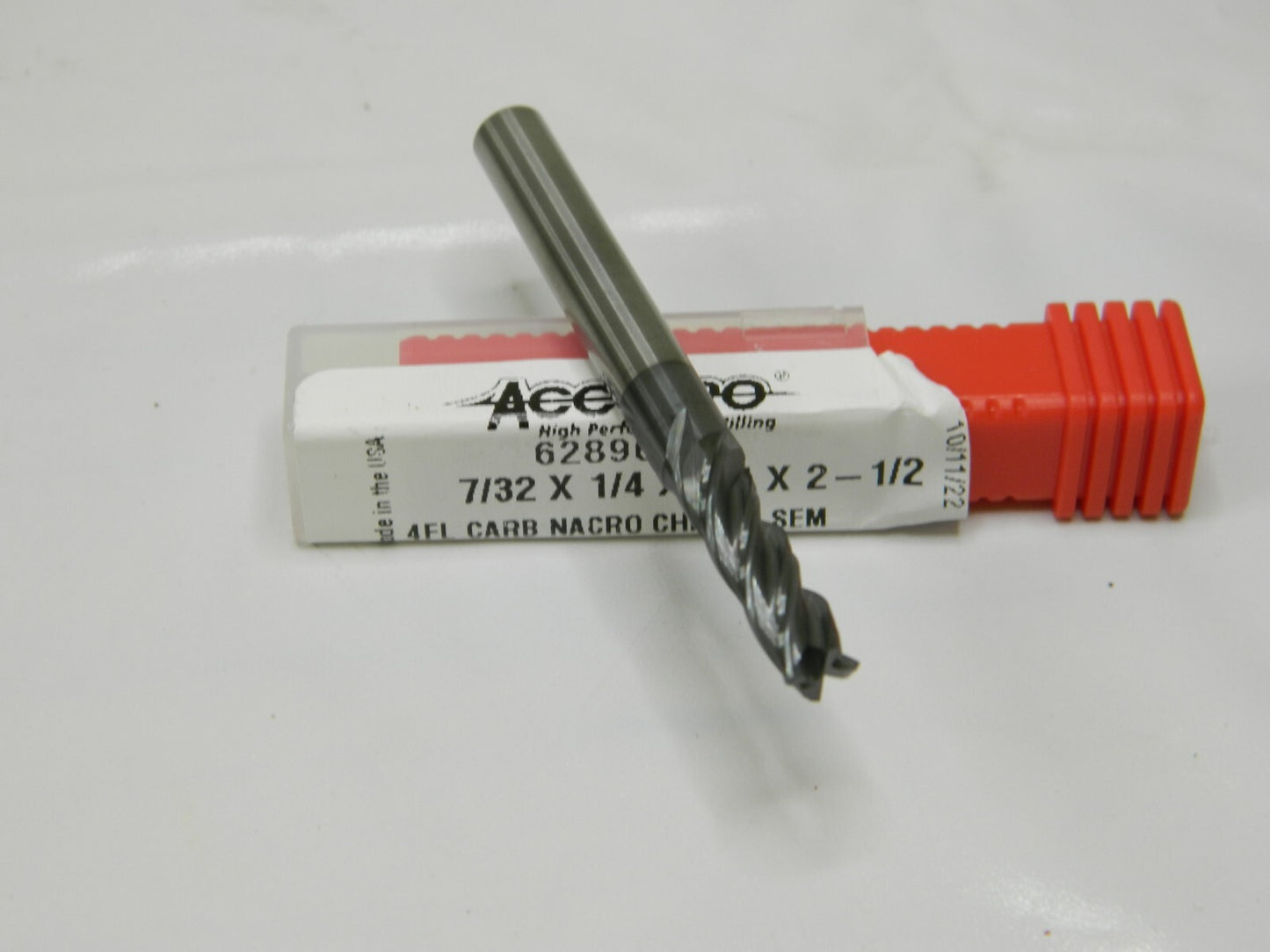 ACCUPRO Corner Chamfer End Mill: 7/32 Dia, 3/4 LOC 4 FL 62896758