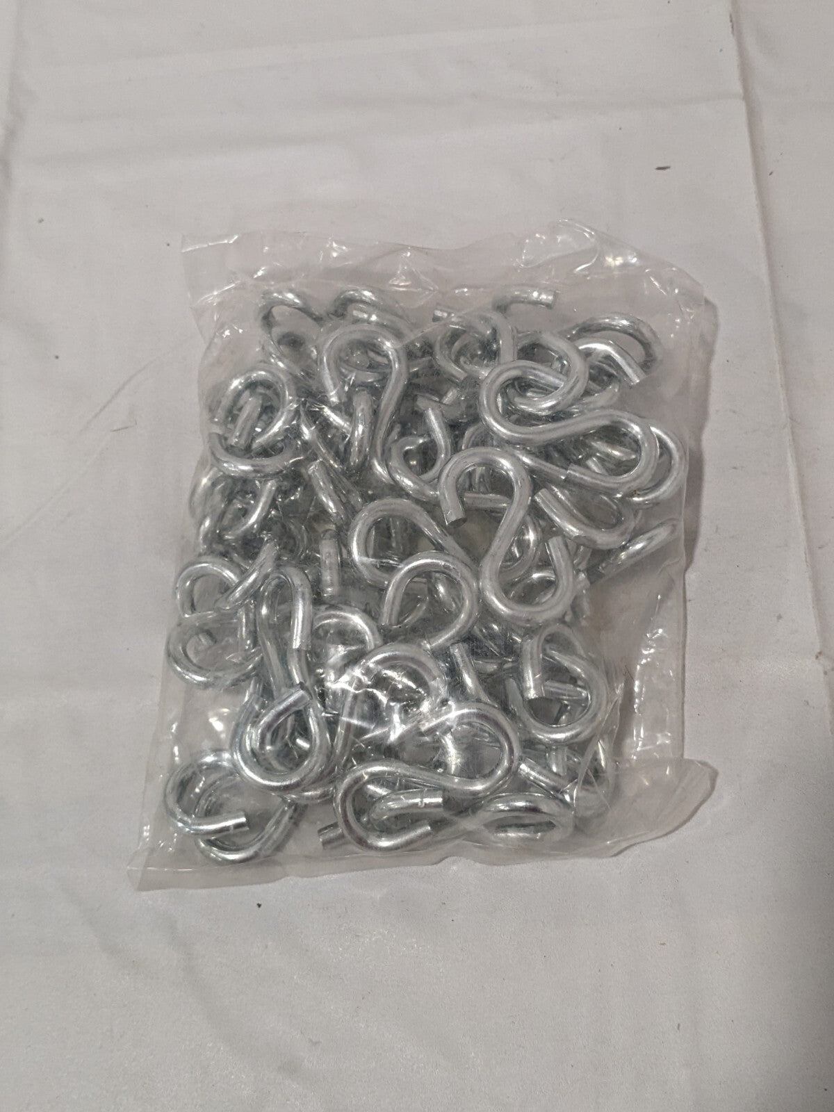 WorkSmart Zinc Plated S-Hook 2-1/8" Electrglvnz Qty 50 WS-MH-CHN-154