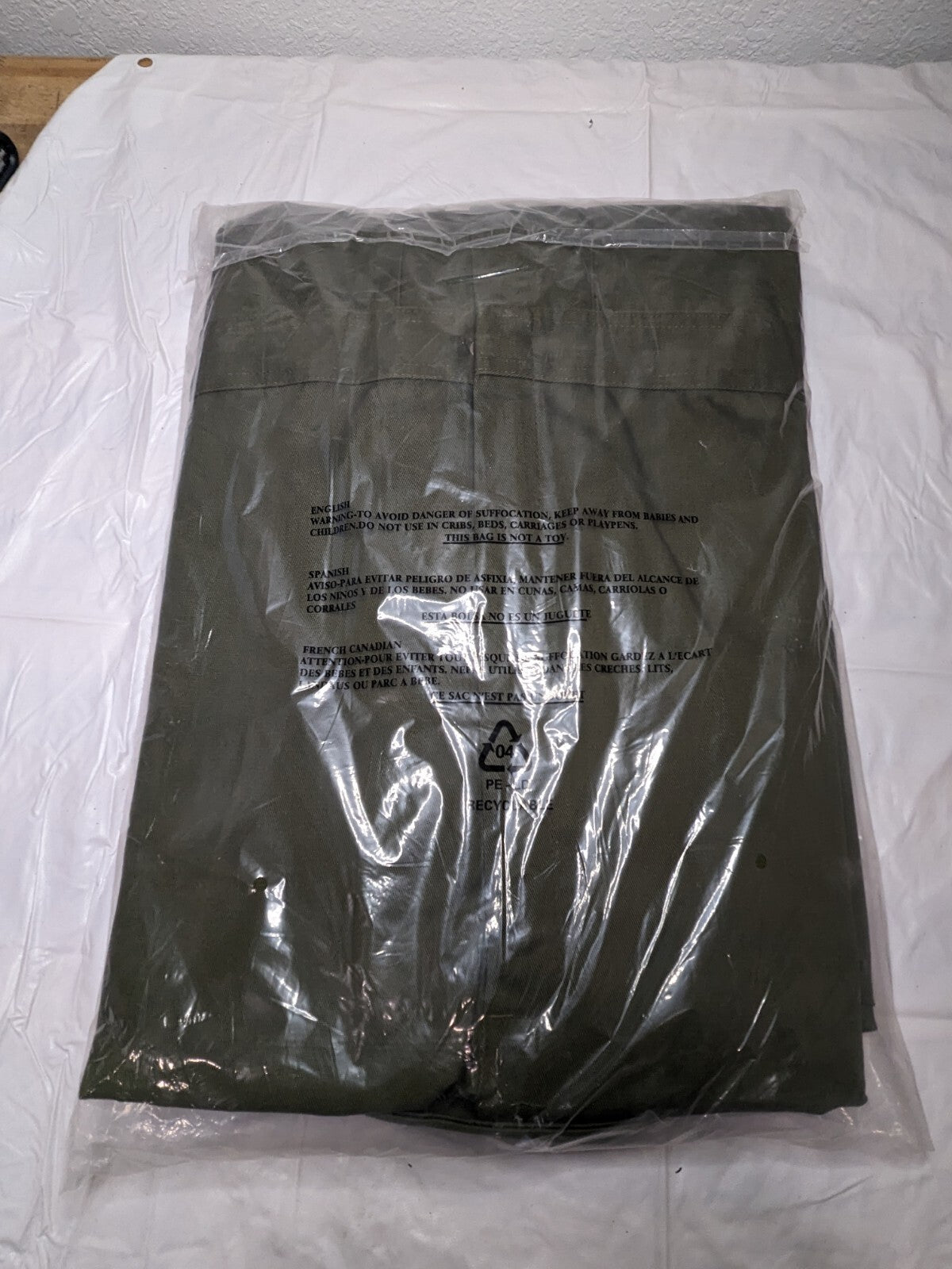 New Chef Ultility Coverall Olive Green Size XL JMPST-3-GXL