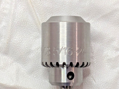 Jacobs Drill Chuck Threaded Mounts 4.00 to 4.00 mm Capacity 5/16-24 in JCM6204