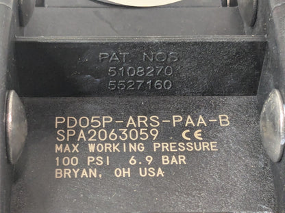 ARO/Ingersoll-Rand Air 1/2" Diaphragm Pump Polypropylene Housing PD05P-ARS-PAA-B