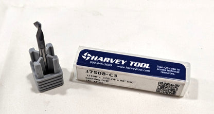 HARVEY TOOL  Carbide Spotting Drill  1/8" Dia  90 ° Point  2FL  37508-C3