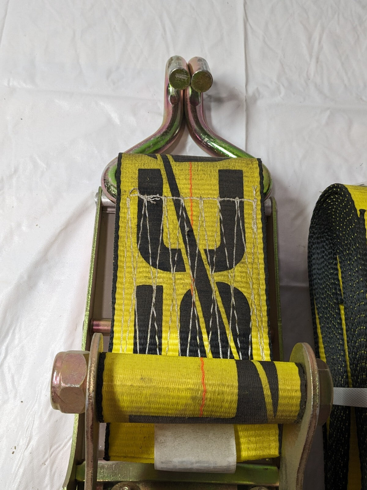 US Cargo Polyester Tie Down: 30' Long, 4" Wide, 5400 lb 8530WH-Y