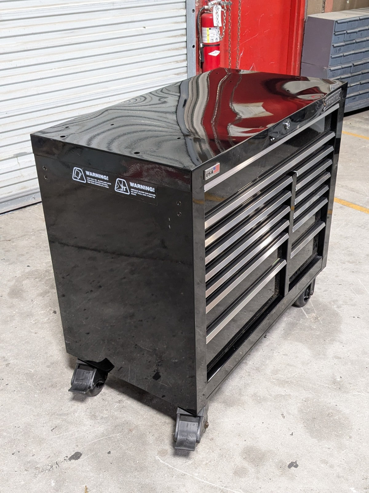Proto Double Bank Roller Cabinet Tool Box 14 Drawer 41 x 22 x 38 Parts / Repair