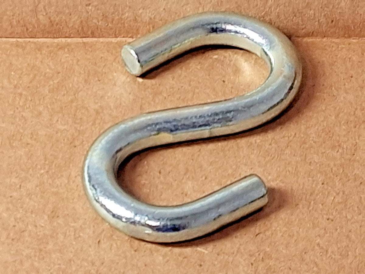 Campbell Carbon Steel Zinc Plated S-Hooks QTY50 Trade Size #80 6108024
