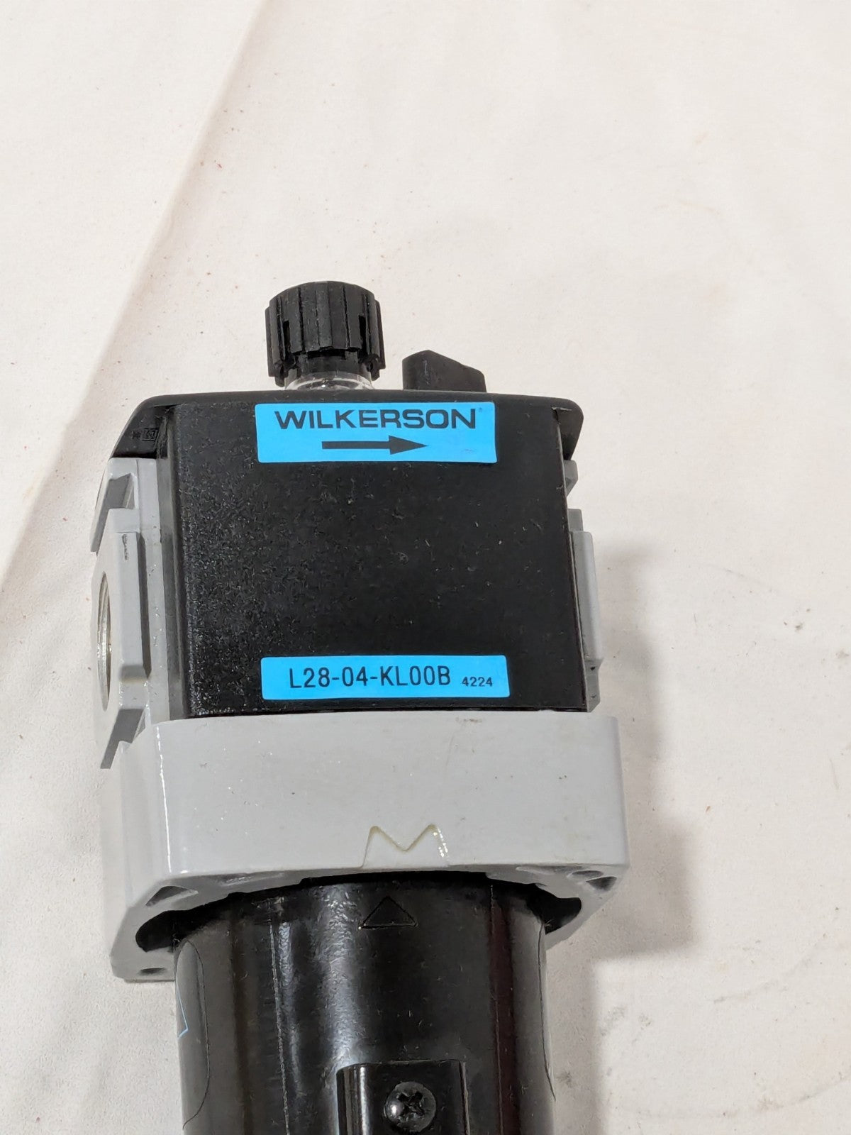 Wilkerson Standard Compressed Air Lubricator: 1/2" Port, 110 CFM L28-04-KL00B