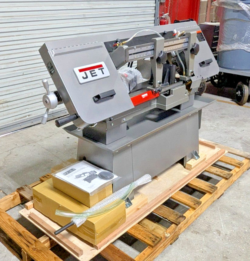 JET J-7015 8"x13" Horizontal Bandsaw  115/230V  1-1/2HP  Step Pulley D